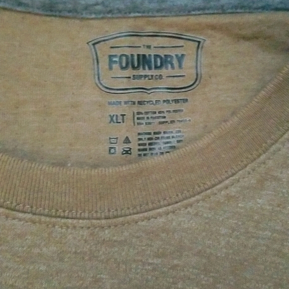 Big and Tall Foundry Tan Color long sleeve - Picture 2 of 2